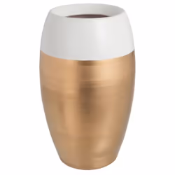 Le vase bicolore en céramique blanc de dimensions 20x20x31 cm est un objet élégant et moderne qui ajoutera une touche de soph ...