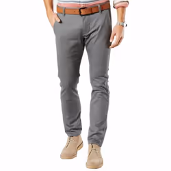 Pantalon - Dockers - Skinny - Gris - Coton - Taille basse