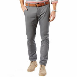 Pantalon - Dockers - Skinny - Gris - Coton - Taille basse