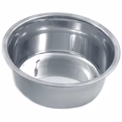 Gamelle en inox ø21 cm 1.6 L. Inoxydable, facile d'entretien (passe au lave vaisselle) et simple, elle vous permettra de disp ...