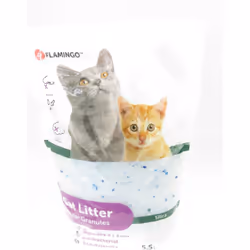 Litière silica, granules moyen. ø1-8 mm. 5.5 litres. soit 2.25 kg. Litière pour chats. Effet longue durée. Absorbe rapidement ...