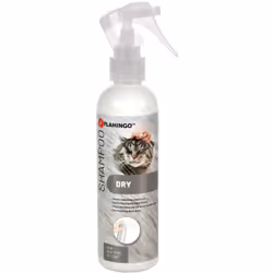 Un shampoing sec pour chats. Spray. 200 ml Pour un pelage soyeux. Soins et réparation intensives. Un shampoing sec pour chats ...