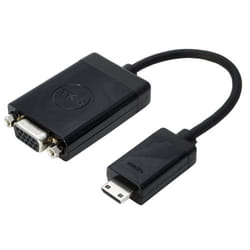 DELL 470-13566 câble vidéo et adaptateur VGA (D-Sub) HDMI Type C (Mini) Noir