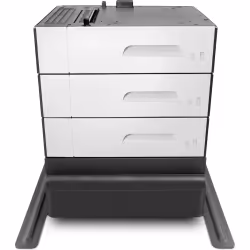 HP Bac à papier et socle PageWide Enterprise 3x500 feuilles;, PageWide Enterprise Color MFP 586, Noir, Gris, Professionnel, E ...