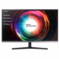 Samsung 4K QLED moniteur 32" LU32H850UMU, 80 cm (31.5"), 3840 x 2160 pixels, 4K Ultra HD, LED, 4 ms, Noir, Argent
