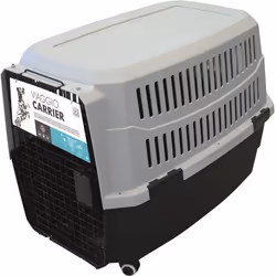 M-PETS Caisse de transport Viaggio Carrier XL - 915x61x66cm - Noir et gris - Pour chien