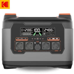 KODAK S2400M Micro onduleur inclus  20475Wh Générateur Solaire Portable 4800W Station Électrique Portable LiMnFeP04