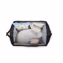 Childhome Baby Necessaire Embrayage Noir, Or Nylon, Polyester