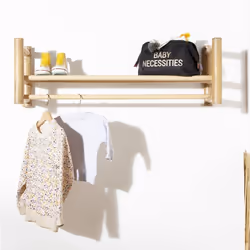 Childhome Baby Necessaire Embrayage Noir, Or Nylon, Polyester