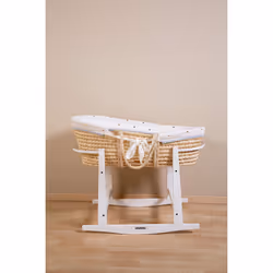 Childhome RSMBWH2 pièce de lit pour bébé Support de lit à bascule Blanc Bois - Vue supplémentaire 11