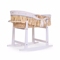 Childhome RSMBWH2 pièce de lit pour bébé Support de lit à bascule Blanc Bois - Vue supplémentaire 8