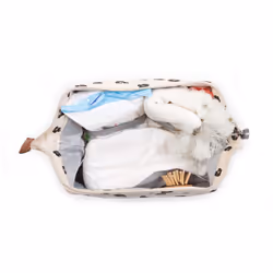 Childhome Baby Necessaire Embrayage Coton, Nylon, Cuir bycast, Polyester