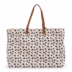 Childhome CWFBLEO sac à main et sac en bandoulière Coton, Polyester Noir, Blanc Unisexe Sac fourre-tout