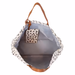 Childhome CWFBLEO sac à main et sac en bandoulière Coton, Polyester Noir, Blanc Unisexe Sac fourre-tout - Vue supplémentaire 6