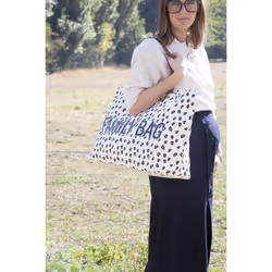 Childhome CWFBLEO sac à main et sac en bandoulière Coton, Polyester Noir, Blanc Unisexe Sac fourre-tout - Vue supplémentaire 7