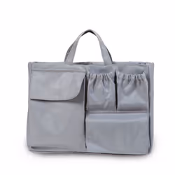 Childhome CWINB, Sac isotherme, Toile, Tissu, Nylon, Gris, Garçon/Fille, 225 mm, 310 mm