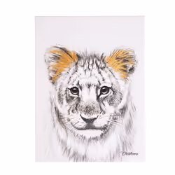 Childhome CHOPLG, Beaux-arts, Animaux, Peint, Mur, Portrait, Toile
