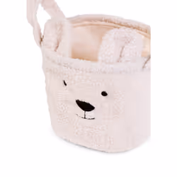 Childhome Teddy panier à linge Ovale Polyester Blanc