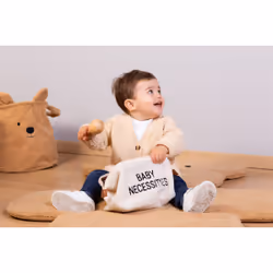 Childhome CCBTB40 Boîte de rangement Panier de rangement Carré Polyester Beige - Vue supplémentaire 5