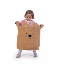 Childhome CCBTB40 Boîte de rangement Panier de rangement Carré Polyester Beige - Vue supplémentaire 7