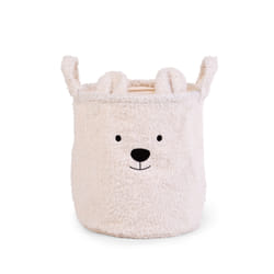 Childhome Teddy panier à linge Rond Polyester Blanc