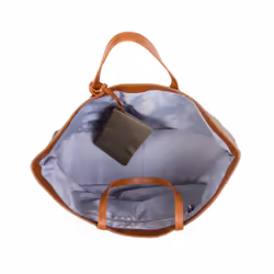 Childhome CWFBKA sac à couches Sac fourre-tout Kaki Coton, Cuir bycast, Polyester