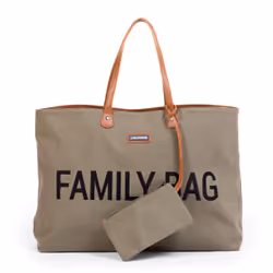 Childhome CWFBKA sac à couches Sac fourre-tout Kaki Coton, Cuir bycast, Polyester - Vue supplémentaire 7