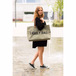 Childhome CWFBKA sac à couches Sac fourre-tout Kaki Coton, Cuir bycast, Polyester - Vue supplémentaire 9