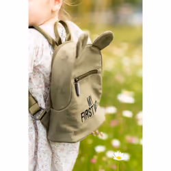 Childhome My First Bag sac à dos Sac à dos normal Kaki Coton, Polyester - Vue supplémentaire 11