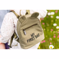 Childhome My First Bag sac à dos Sac à dos normal Kaki Coton, Polyester - Vue supplémentaire 13