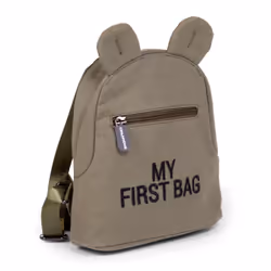 Childhome My First Bag sac à dos Sac à dos normal Kaki Coton, Polyester - Vue supplémentaire 4