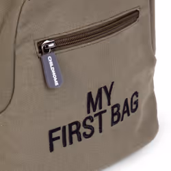 Childhome My First Bag sac à dos Sac à dos normal Kaki Coton, Polyester - Vue supplémentaire 7