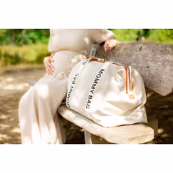 Childhome Mommy Bag Sac fourre-tout Blanc Coton, Simili-cuir, Nylon, Polyester - Vue supplémentaire 12