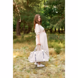 Childhome Mommy Bag Sac fourre-tout Blanc Coton, Simili-cuir, Nylon, Polyester - Vue supplémentaire 17