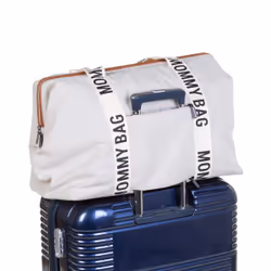 Childhome Mommy Bag Sac fourre-tout Blanc Coton, Simili-cuir, Nylon, Polyester - Vue supplémentaire 7
