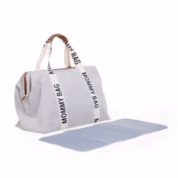 Childhome Mommy Bag Sac fourre-tout Blanc Coton, Simili-cuir, Nylon, Polyester - Vue supplémentaire 8