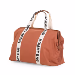 Childhome Mommy Bag Sac fourre-tout Terre cuite Coton, Simili-cuir, Nylon, Polyester - Vue supplémentaire 4