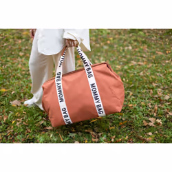 Childhome Mommy Bag Sac fourre-tout Terre cuite Coton, Simili-cuir, Nylon, Polyester - Vue supplémentaire 8