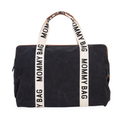 Childhome Mommy Bag Sac fourre-tout Noir Coton, Simili-cuir, Nylon, Polyester