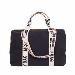 Childhome Mommy Bag Sac fourre-tout Noir Coton, Simili-cuir, Nylon, Polyester