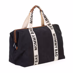 Childhome Mommy Bag Sac fourre-tout Noir Coton, Simili-cuir, Nylon, Polyester - Vue supplémentaire 4