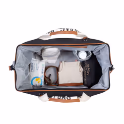 Childhome Mommy Bag Sac fourre-tout Noir Coton, Simili-cuir, Nylon, Polyester - Vue supplémentaire 9