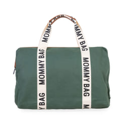 Childhome Mommy Bag Sac fourre-tout Vert Coton, Simili-cuir, Nylon, Polyester