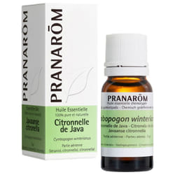 Pranarôm Huile Essentielle Citronnelle de Java (Cymbopogon winterianus) 10 ml