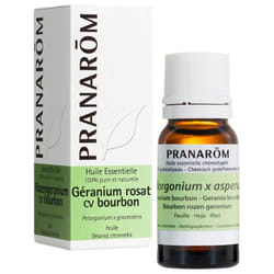 Pranarôm Huile Essentielle Géranium Rosat cv Bourbon (Pelargonium x graveolens) 10 ml