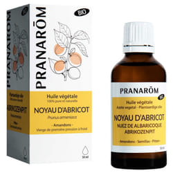 Pranarôm Huile Végétale Noyau d'Abricot Bio 50 ml