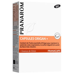 Pranarôm Pranacaps Origan+ Bio 30 Capsules