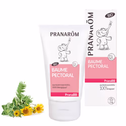 Baume Pectoral - Pranarom - PranaBB - 100% Biologique - 40ml - Sans Parabène