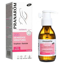 Pranarôm PranaBB Maternité Huile de Massage Vergetures Bio 100 ml