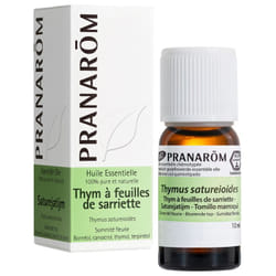 Pranarôm Huile Essentielle Thym à Feuilles de Sarriette (Thymus satureioides) 10 ml